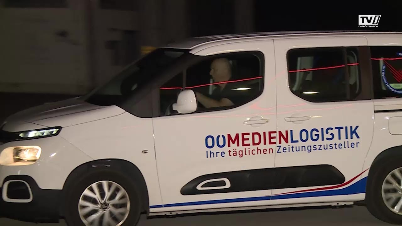 Auf Tour mit einem OÖN-Zeitungszusteller
