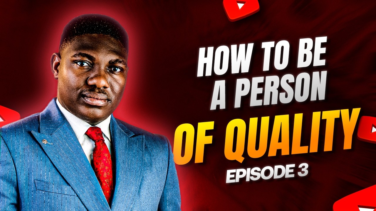 HOW TO BE A PERSON OF QUALITY (3) // PASTOR JOSEPH ADENIRAN // 22ND OF FEBRUARY 2026