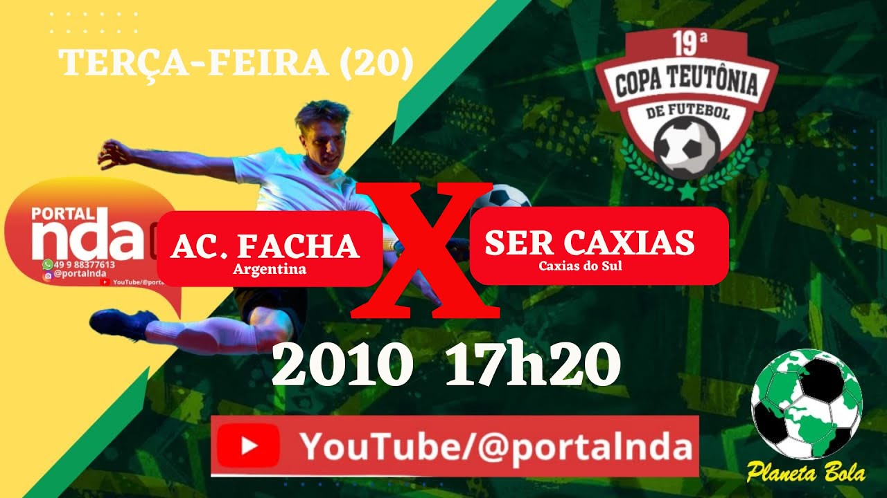 19ª COPA TEUTÔNIA DE FUTEBOL DE BASE ACADEMIA FACHA X SER CAXIAS TERÇA NO JUVENTUDE AS 17H20, 2010
