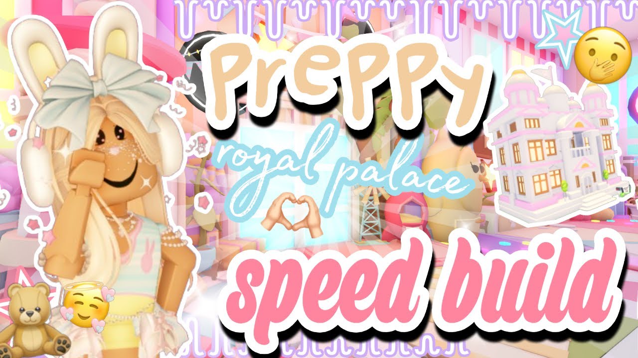 🫧🐥preppy royal palace speed build! *PART 2* 🧸