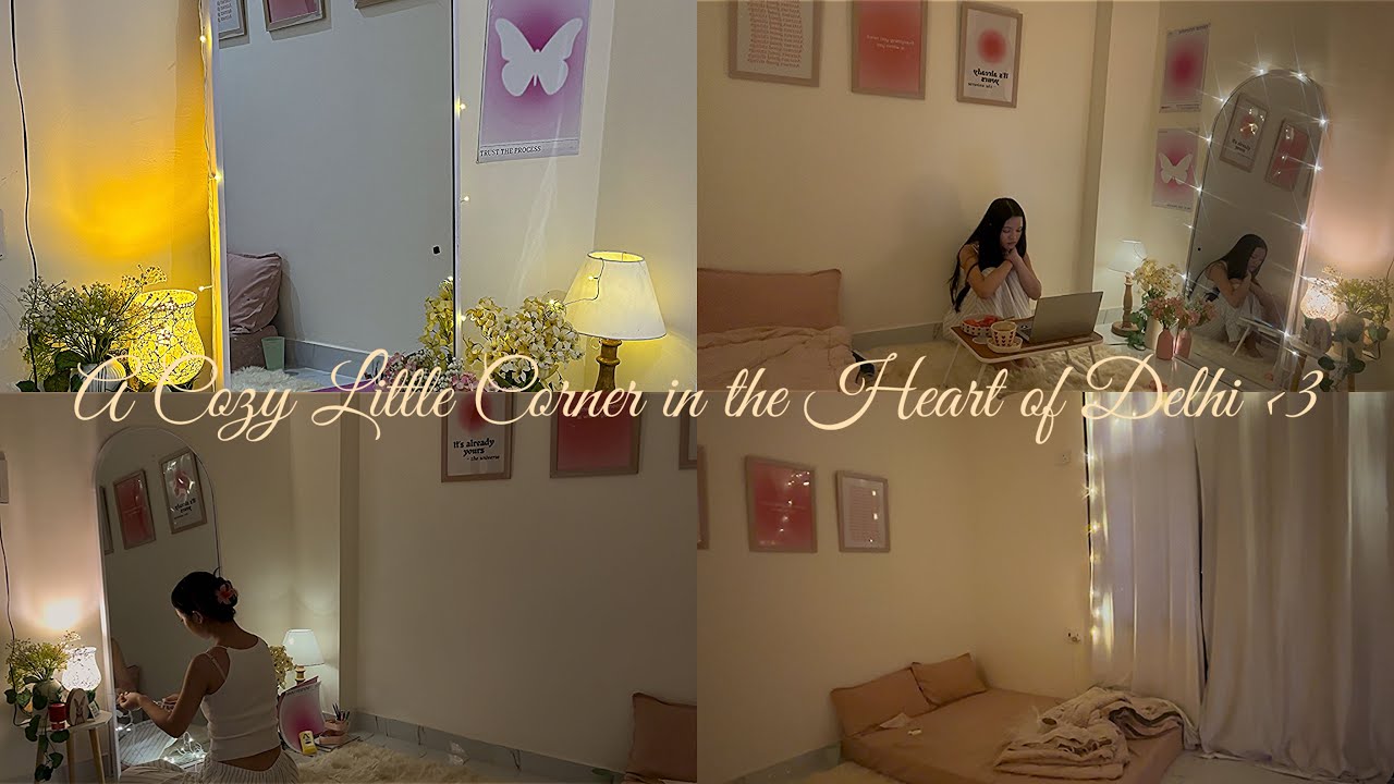 Decorating my new flat in Delhi 🙈| cleaning, organising & life update | productive vlog ✨