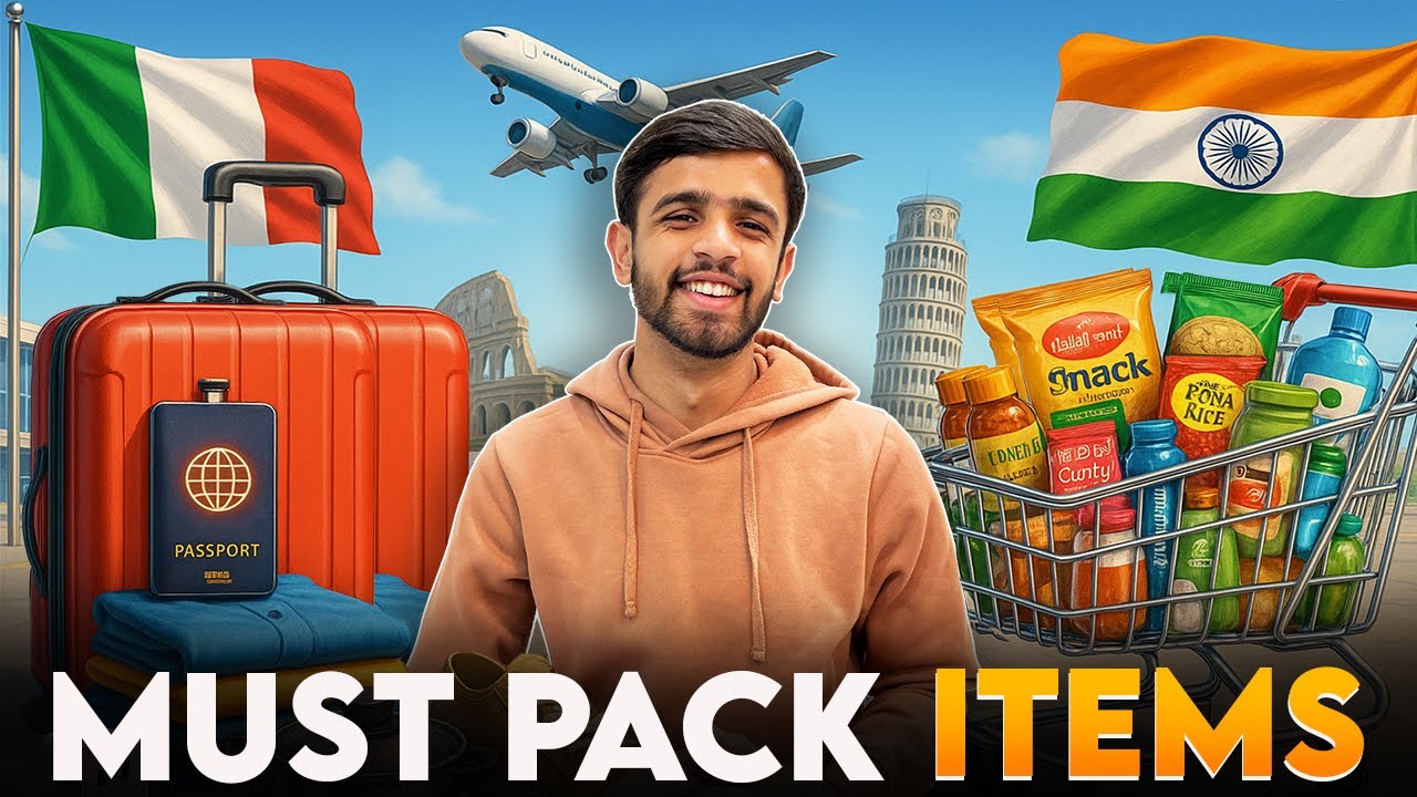 ITALY: Only Packing video you will need for Studying in Italy in 2025-26