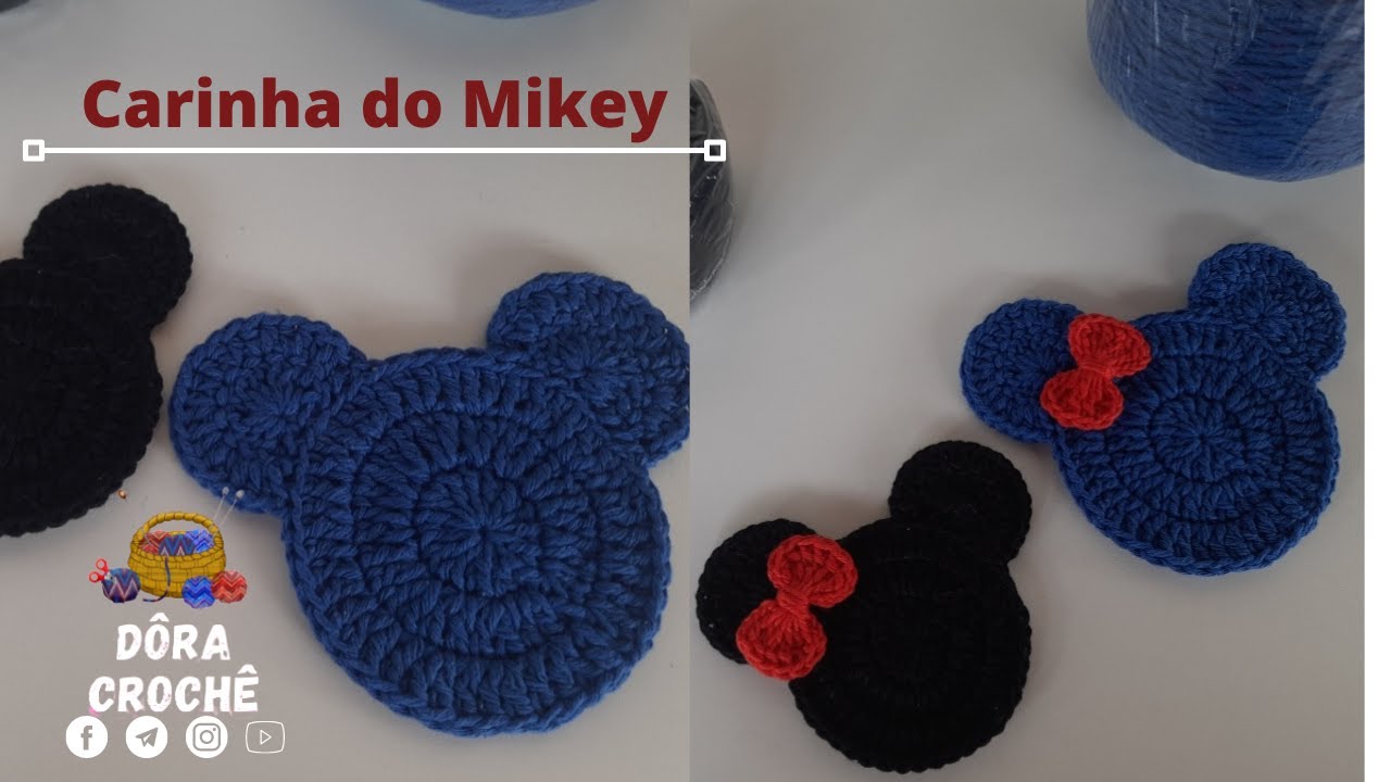 Carinha do Mickey | Minnie para aplicação