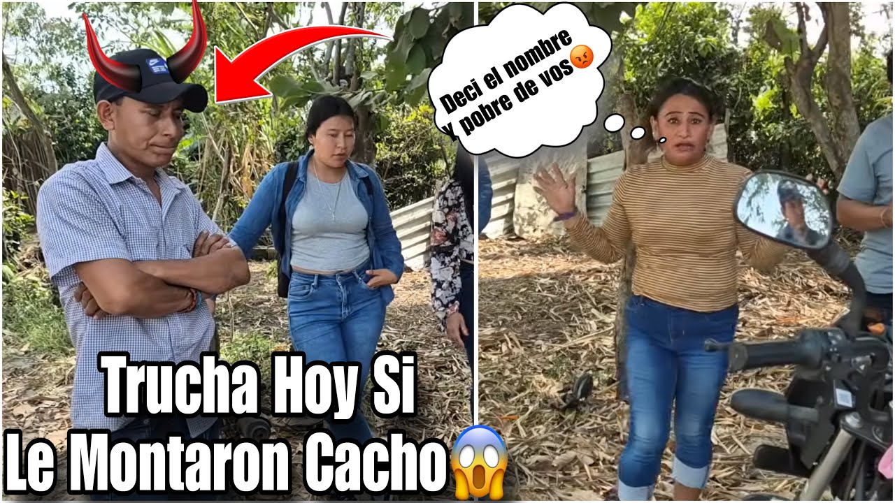 Trucha miro a chentia socando con otro hombre/chentia asta de cara cambio😱
