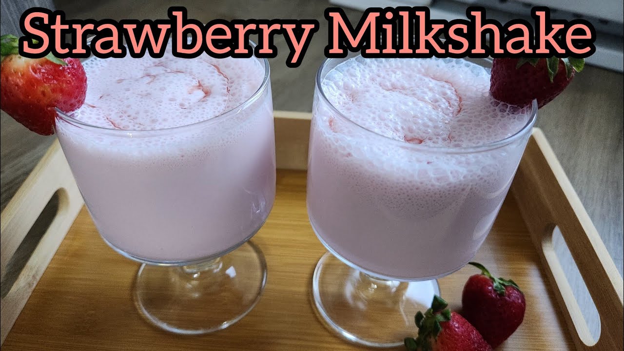 Strawberry Milkshake Recipe | Special Drink For Iftar | Ramadan Special