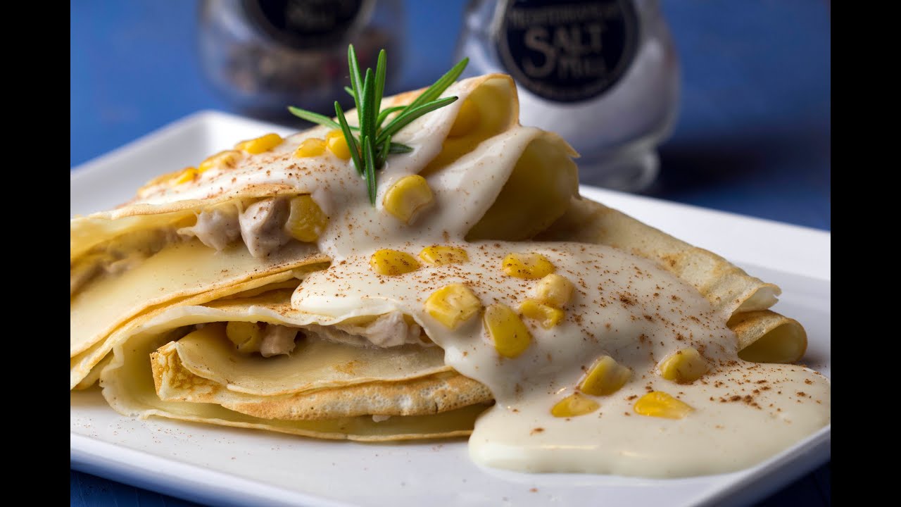 Raneens Table: Chicken Crepe كريب مالح بالدجاج
