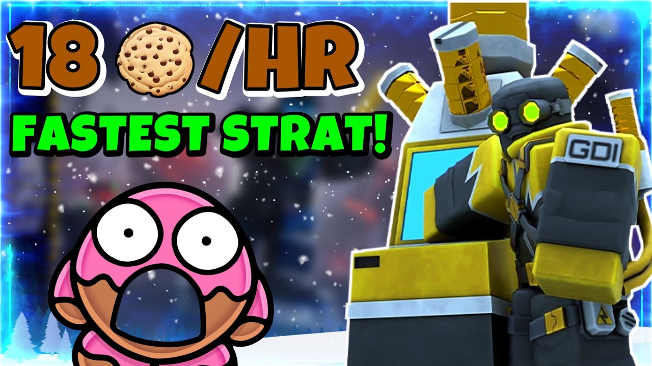 The FASTEST STRATEGY to Grinding Cookies for Robot Invasion (Doc included) | TDX