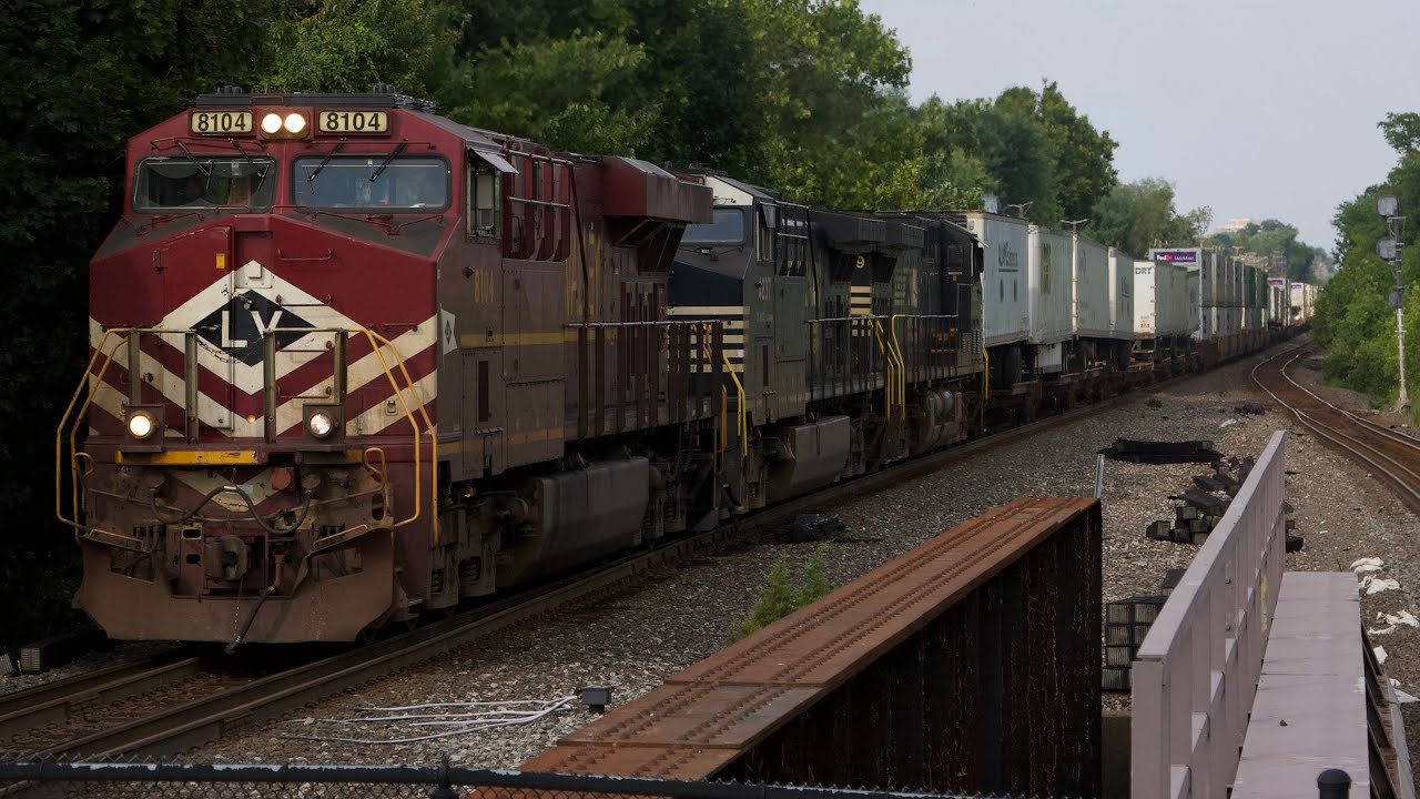 Big Railroad Action on the CSAO Lehigh Line at Union, NJ on August 14th, 2024