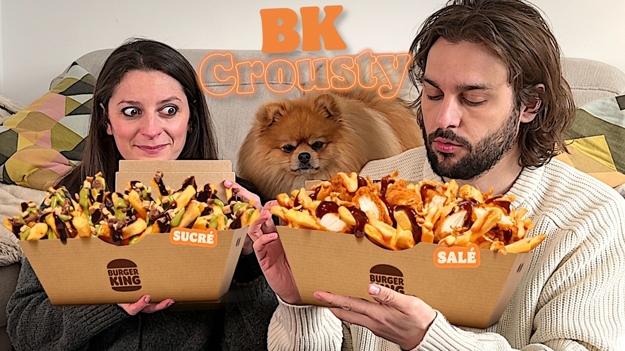 On MANGE les BK CROUSTY de Burger King ! ( Salé et Sucré 🤮 )