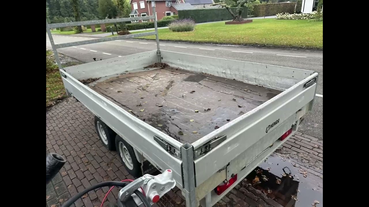 Henra aanhanger driezijdige elektrische kipper