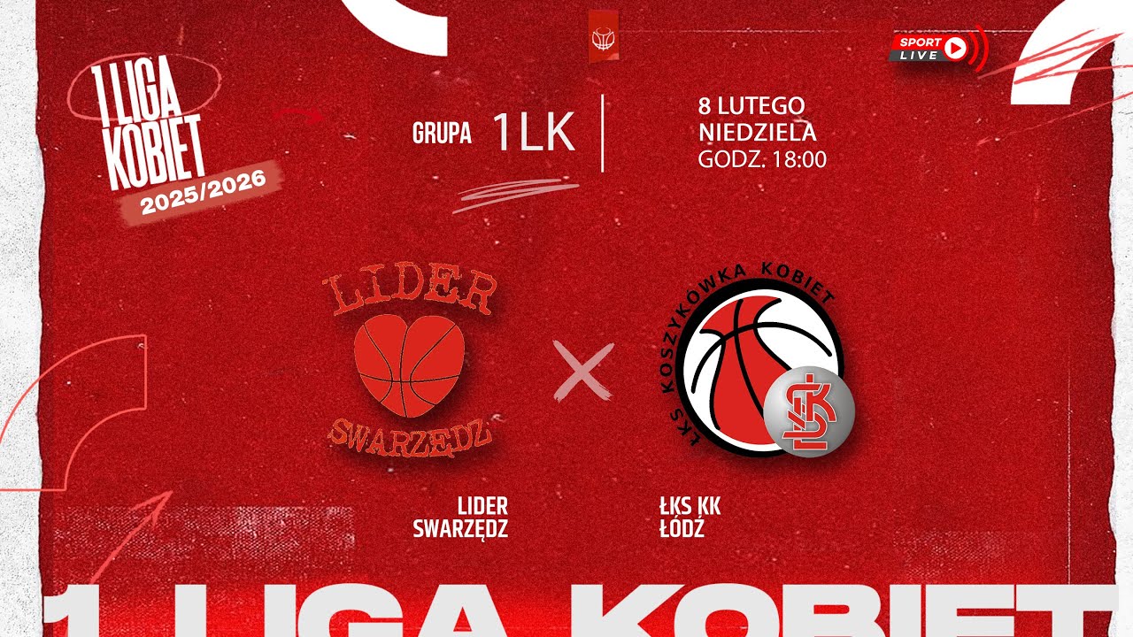 Lider Swarzędz - ŁKS KK Łódź (1 LK)