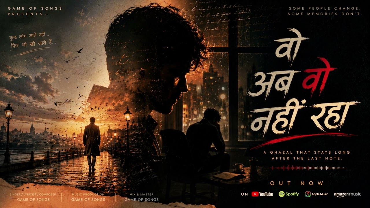 He is no longer the same | WO AB WO NAHI RHE | A Song About People, Time & Change