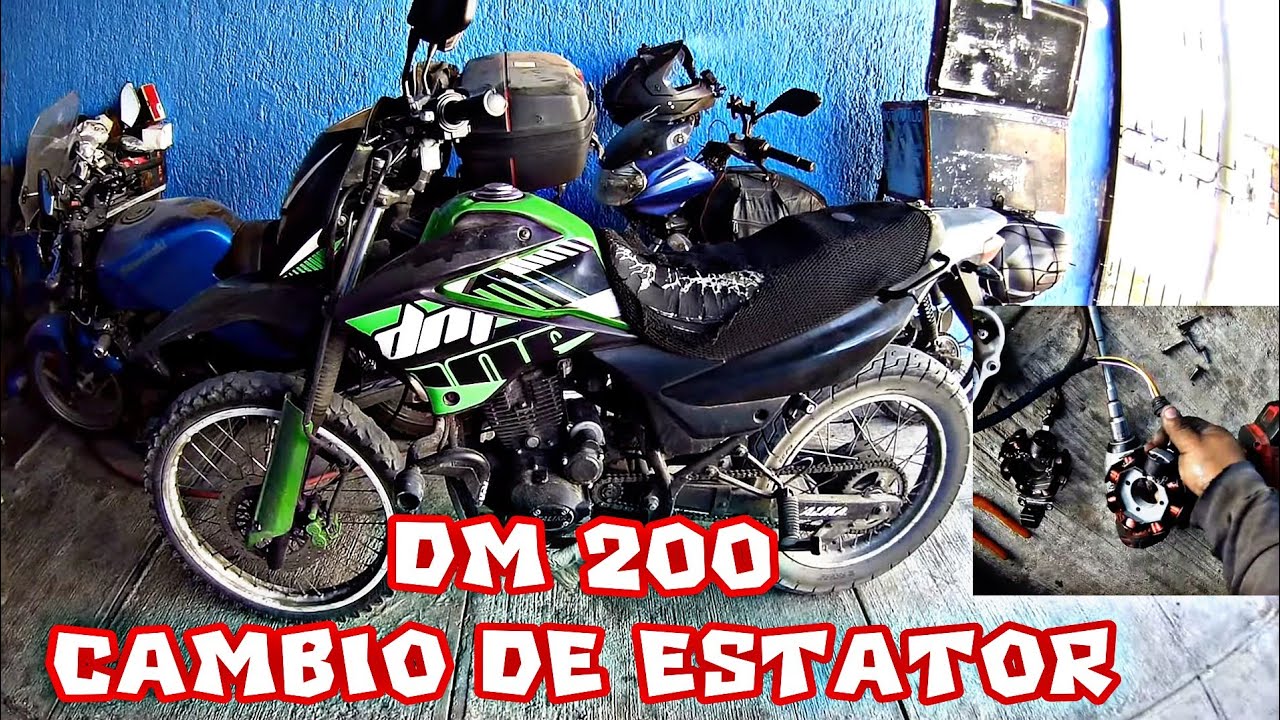 DM 200 FALLA NO DA CHISPA, CAMBIO DE ESTATOR PASO A PASO