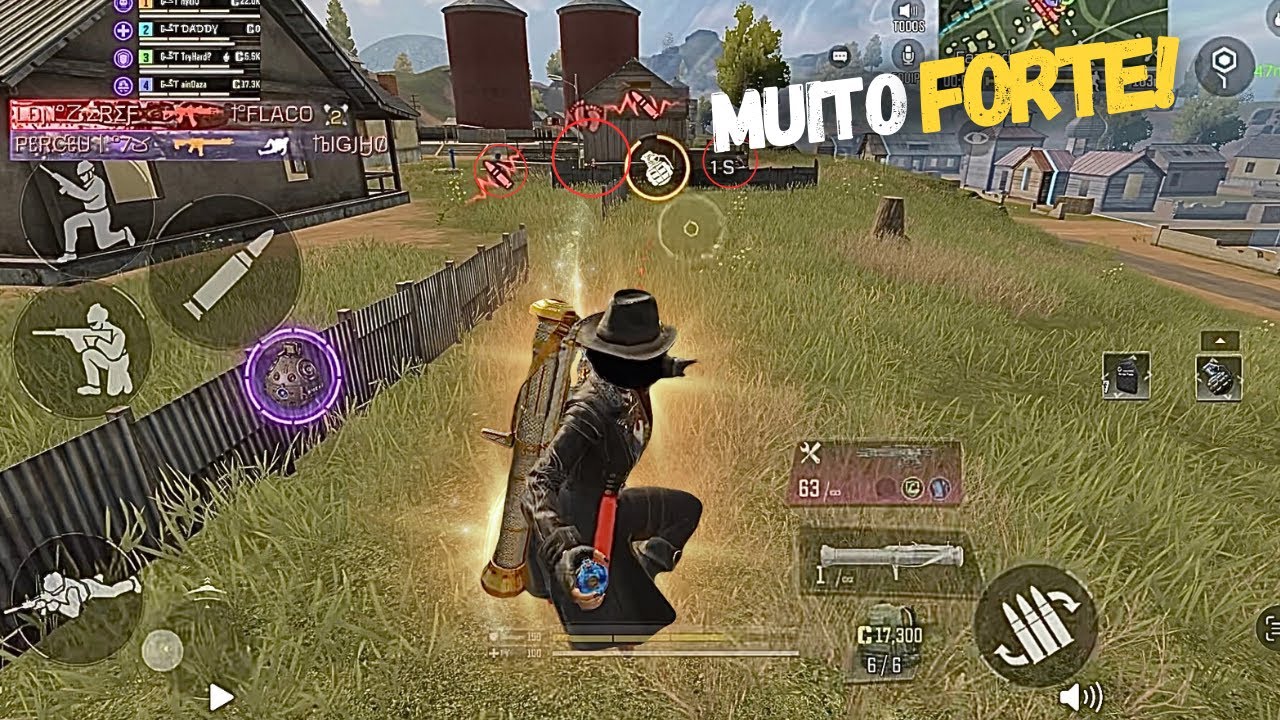 ESSE COMBO É MUITO FORTE! 🔥 AK117+BAZUCA - COD: MOBILE BATTLE ROYALE