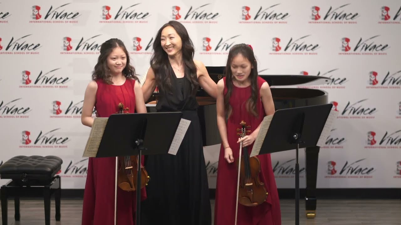 Violin Concerto for Two Violins in D minor, BWV 1043 by J.S. Bach, III. Allegro, Dylan & Devon Chan