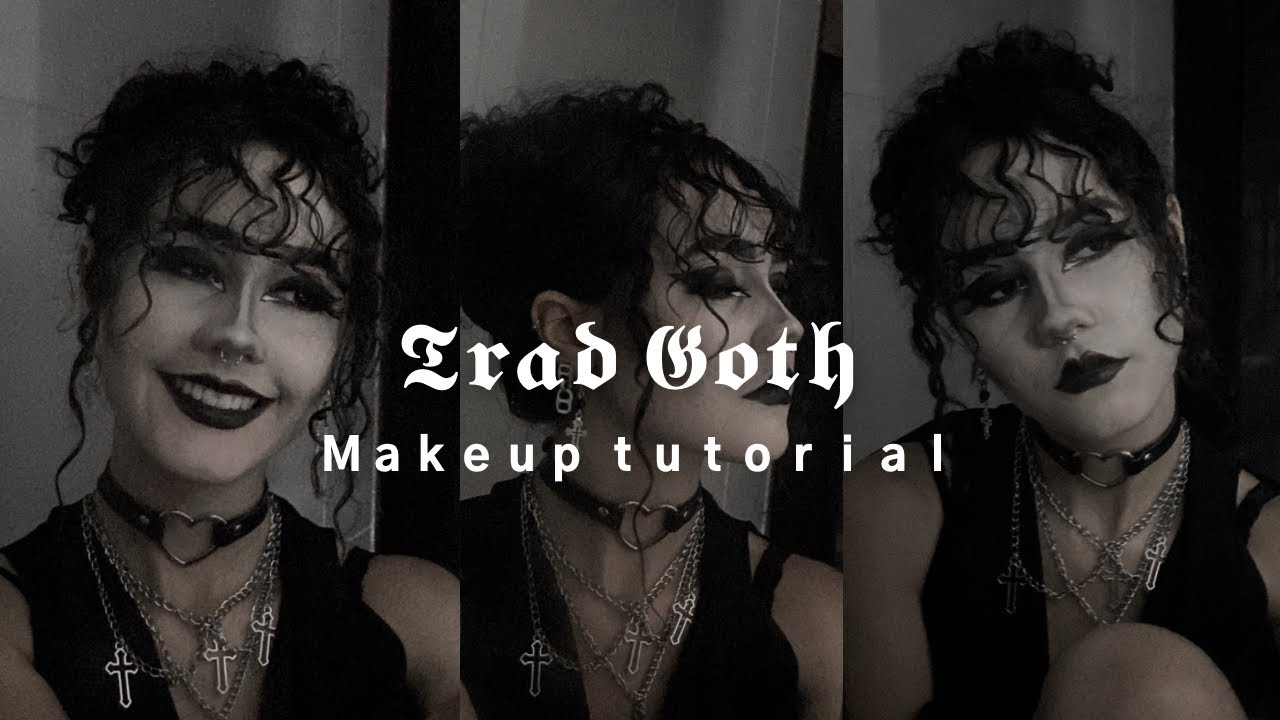 Tutorial de maquiagem Trad Goth 🦇 | by: Helo