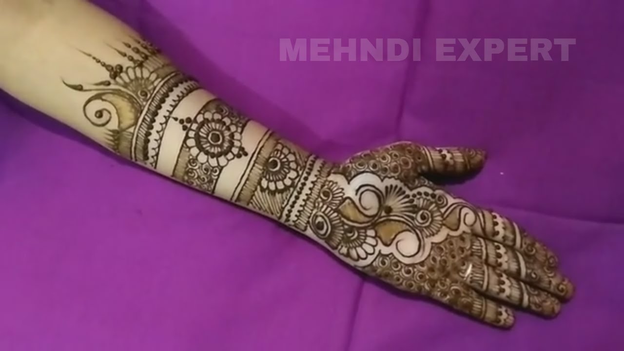 New Full hand Mehndi or Henna Design In-Depth Tutorial for hand by Aditya Lahade