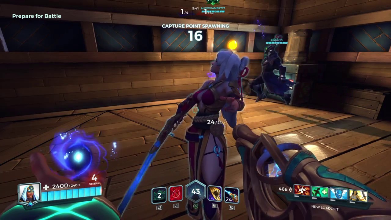 Paladins Jenos OB58 Gameplay #1 ( No Commentary ) PS4