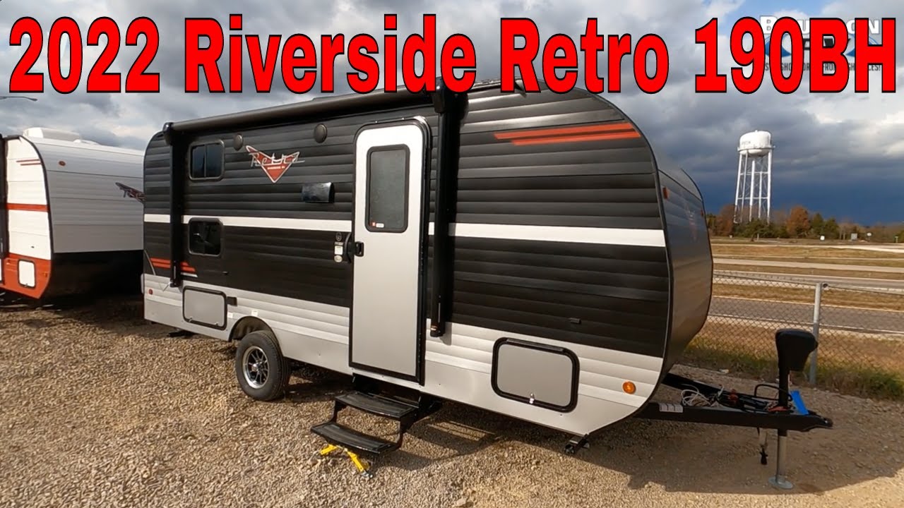 2022 Riverside RV Retro 190BH - Retro-Cool Bunk House Travel Trailer