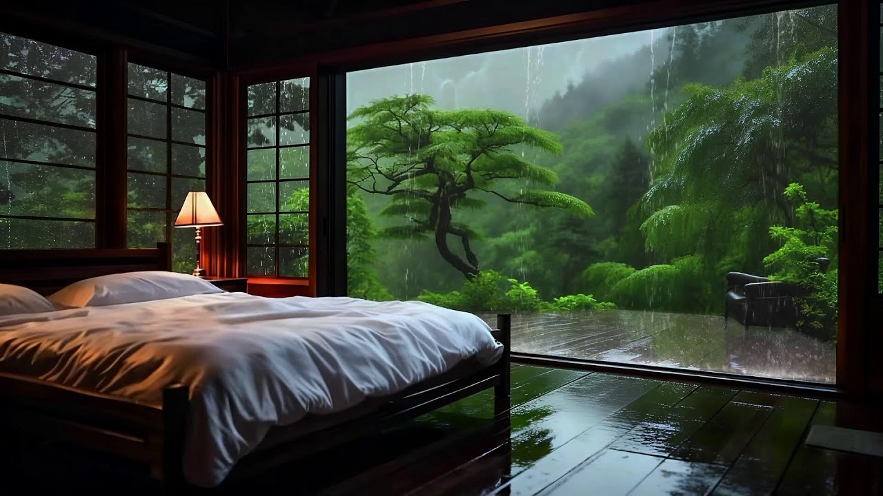 DEEP SLEEP FAST - Soothing Music + Insomnia Help | Rain Sounds for Anxiety Relief