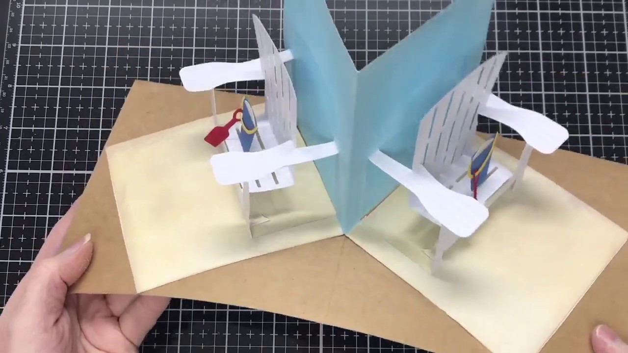 Adirondak Chair Pop Up Card