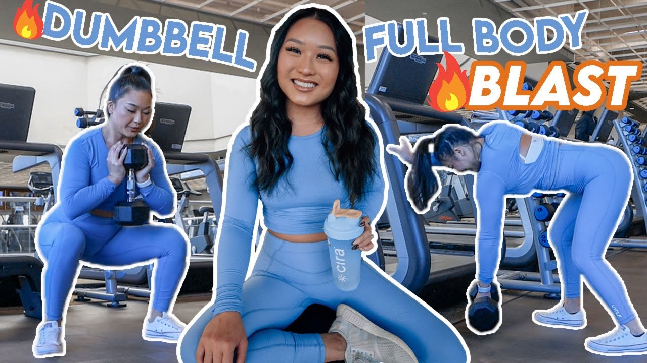 STEP-BY-STEP 20 MIN AT HOME DB-ONLY FULL BODY WORKOUT