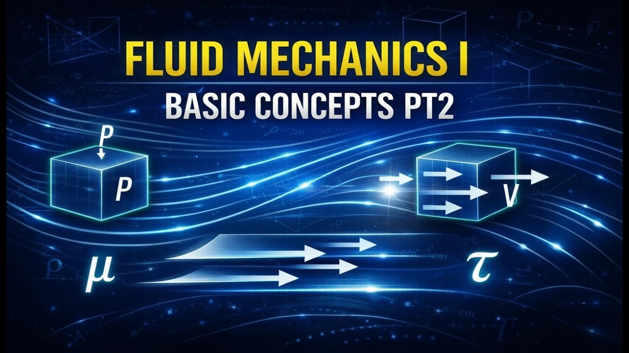 Fluid Mechanics I | Basic Concepts PT2 - مکانیک سیالات ۱ | مفاهیم پایه (قسمت دوم)