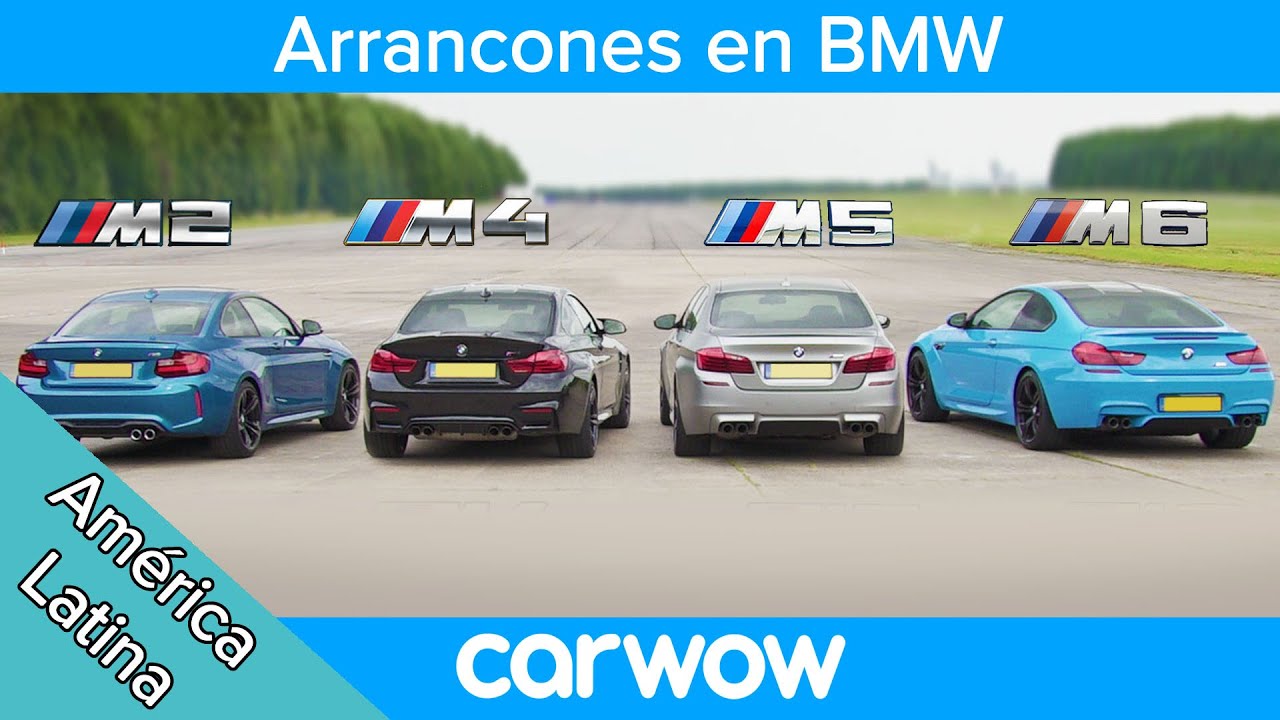 BMW M5 vs M4 vs M2 vs M6 - ARRANCONES Y CARRERA ROLLING