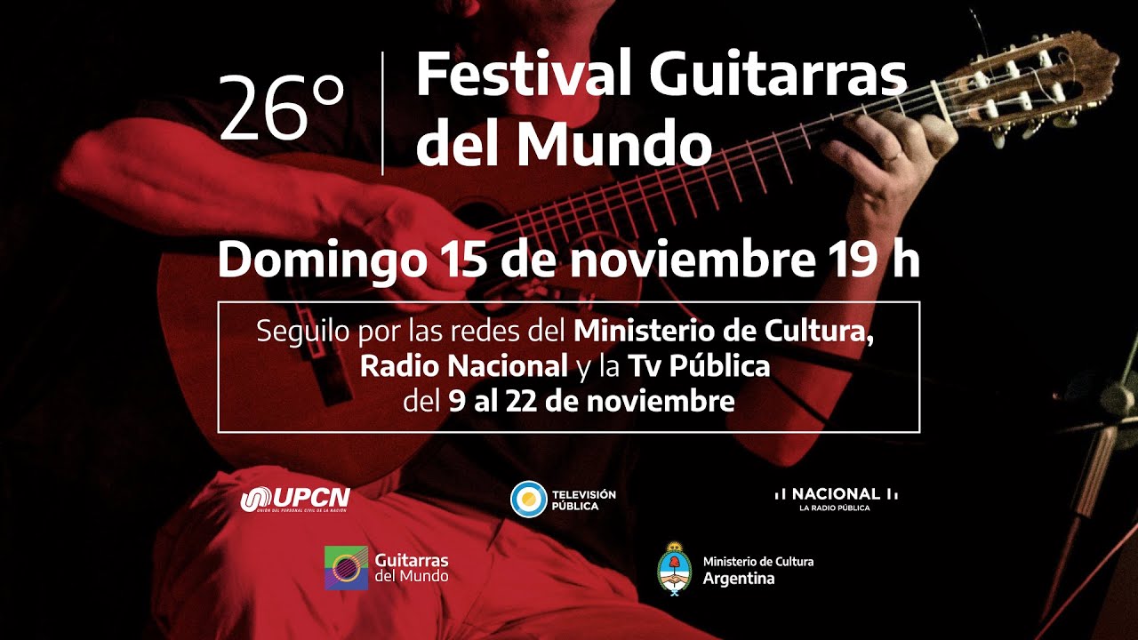 Festival Guitarras del Mundo 2020 - Domingo 15 de noviembre