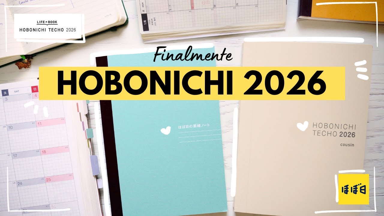 Haul agende Hobonichi 2026! Cosa ho scelto?