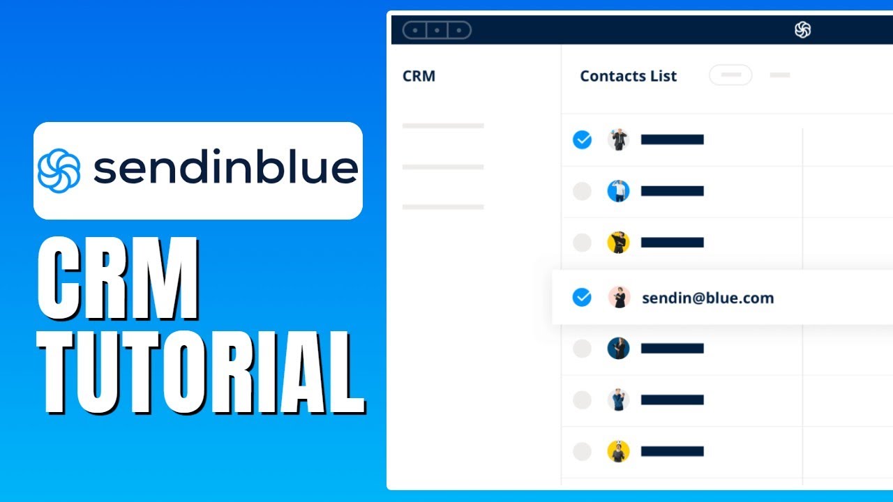 Sendinblue CRM Beginners Tutorial - How To Use Sendinblue CRM