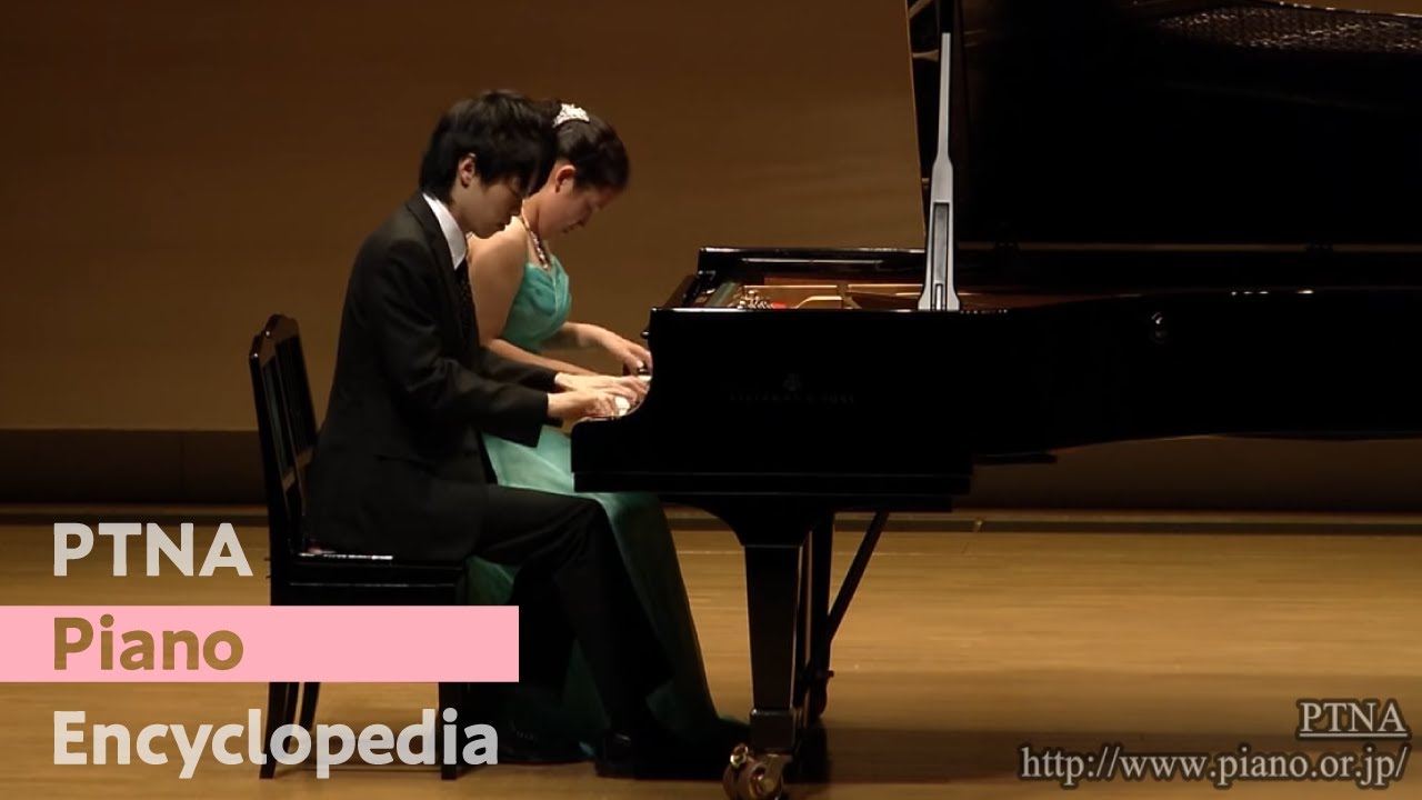 PTNA2014コンペ全国決勝／連弾上級 銅賞 馬渕文也 & 住友柚香子 ブラームス／ハンガリー舞曲集　第４番　へ短調
