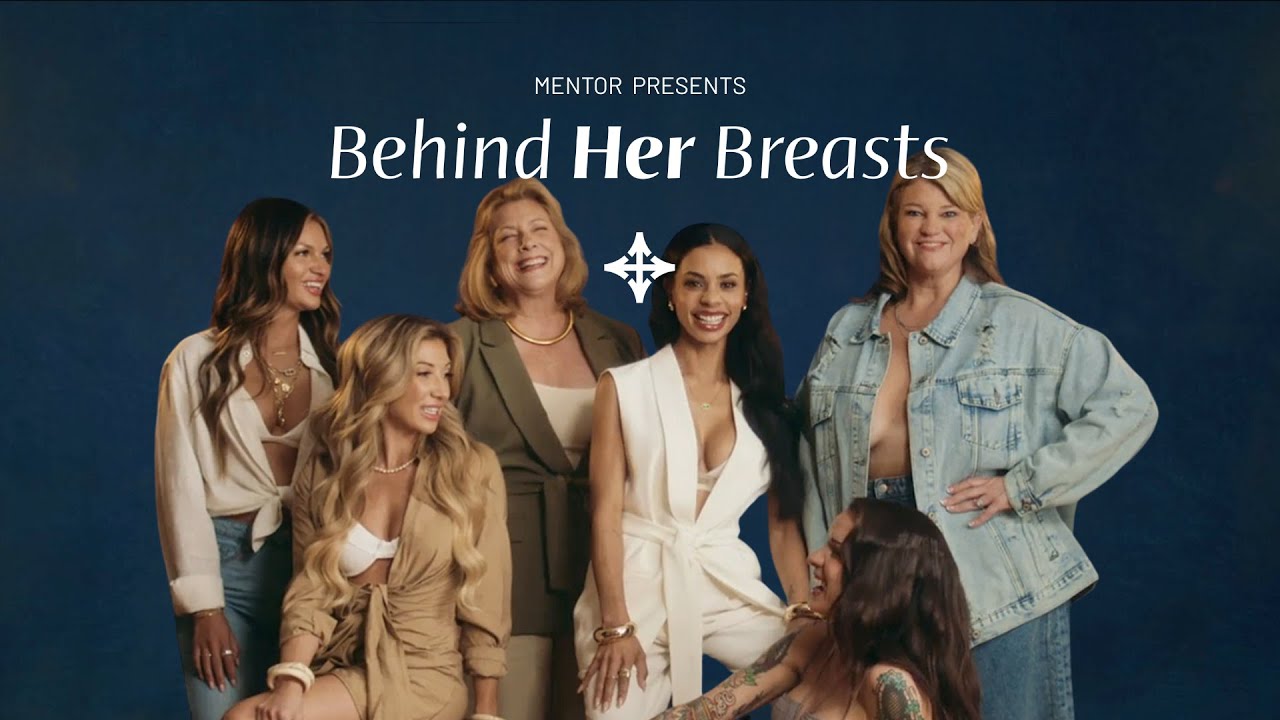 Behind Her Breasts