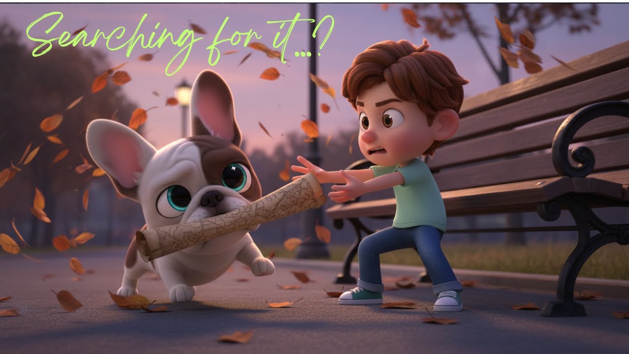 🐶🗺️ Frenchie’s Neighborhood Treasure Map 💛✨  Cinematic 3D Animated Story