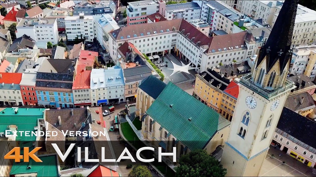 VILLACH 🇦🇹 4K Drone Drohne | Kärnten AUSTRIA Österreich | Extended Version
