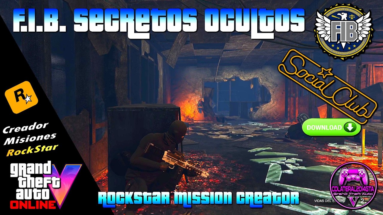 F.I.B. Secretos Ocultos. Creador de Misiones GTA V Online.