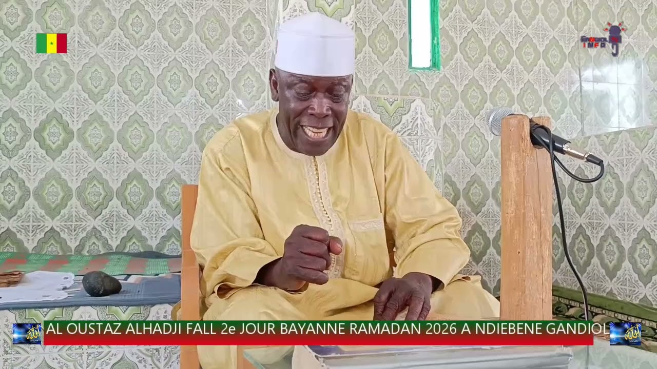 AL OUSTAZ AL hadji Fall 2e jour Bayanne Ramadan 2025 À NDIEBÉNE Gandiol