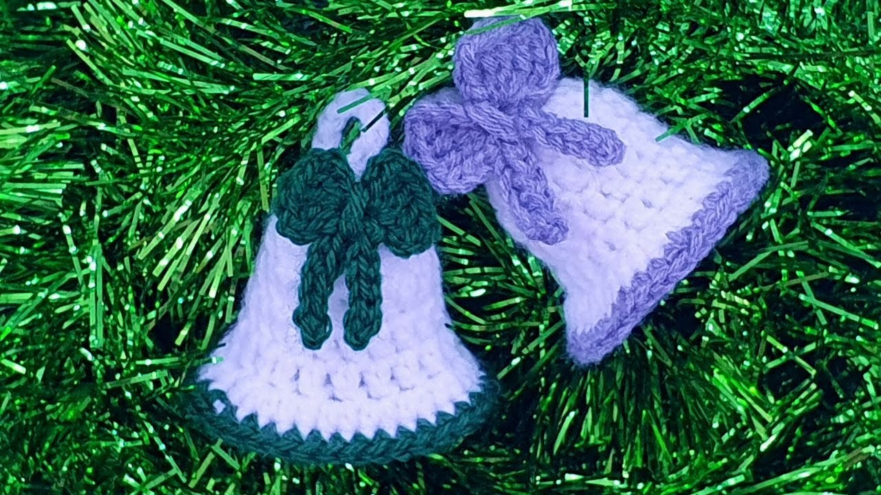 How to crochet Christmas bell || Christmas Decorations | Holiday Ornaments | Winter crochet tutorial