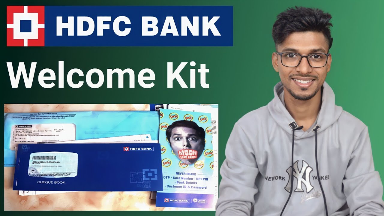 Hdfc Bank welcome Kit Unboxing I HDFC Bank new smart Kit 2023