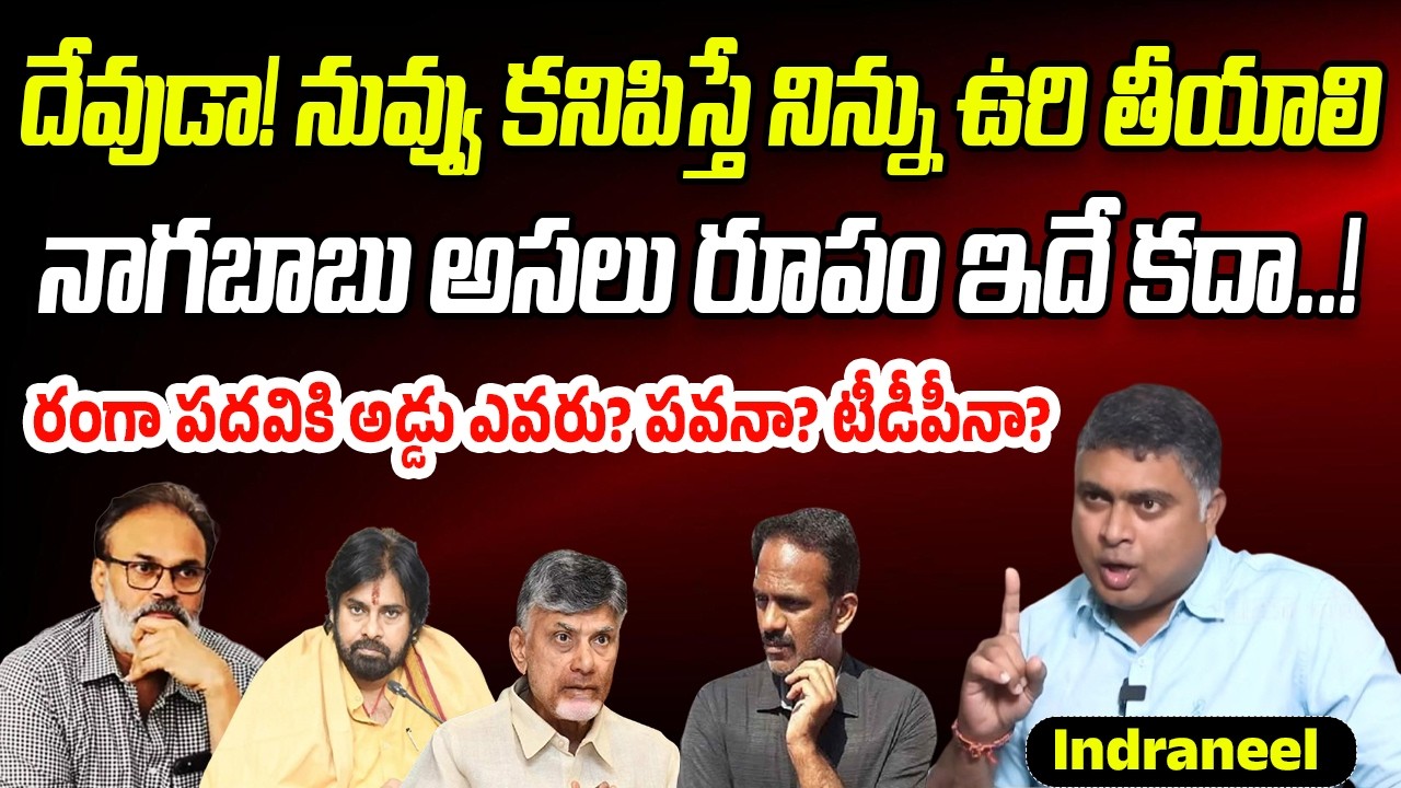 Analyst Indraneel Reveals Shocking Facts About Pawan Kalyan & Nagababu | Praja Chaithanyam