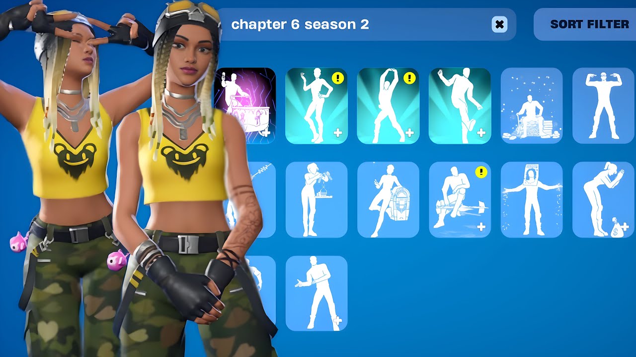All Chapter 6 Season 2 Dances & Emotes in Fortnite