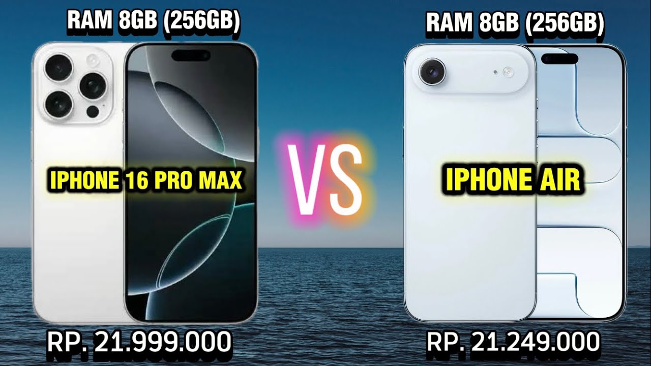 Budget 15-30 Juta? Pilih iPhone 16 Pro Max atau iPhone Air? Jangan Sampai Salah Pilih! 🔥