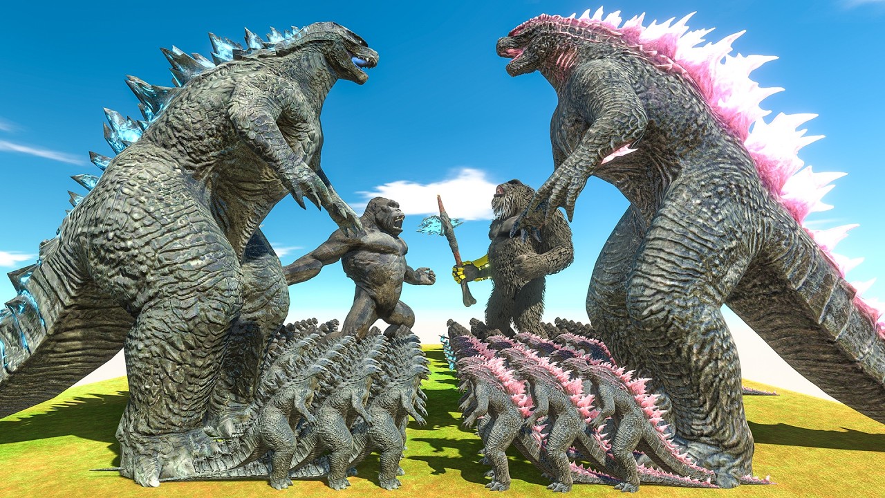Who Is Stronger? | Size Comparison: Godzilla x Kong Vs. Godzilla Evolved  x Kong Gauntlet