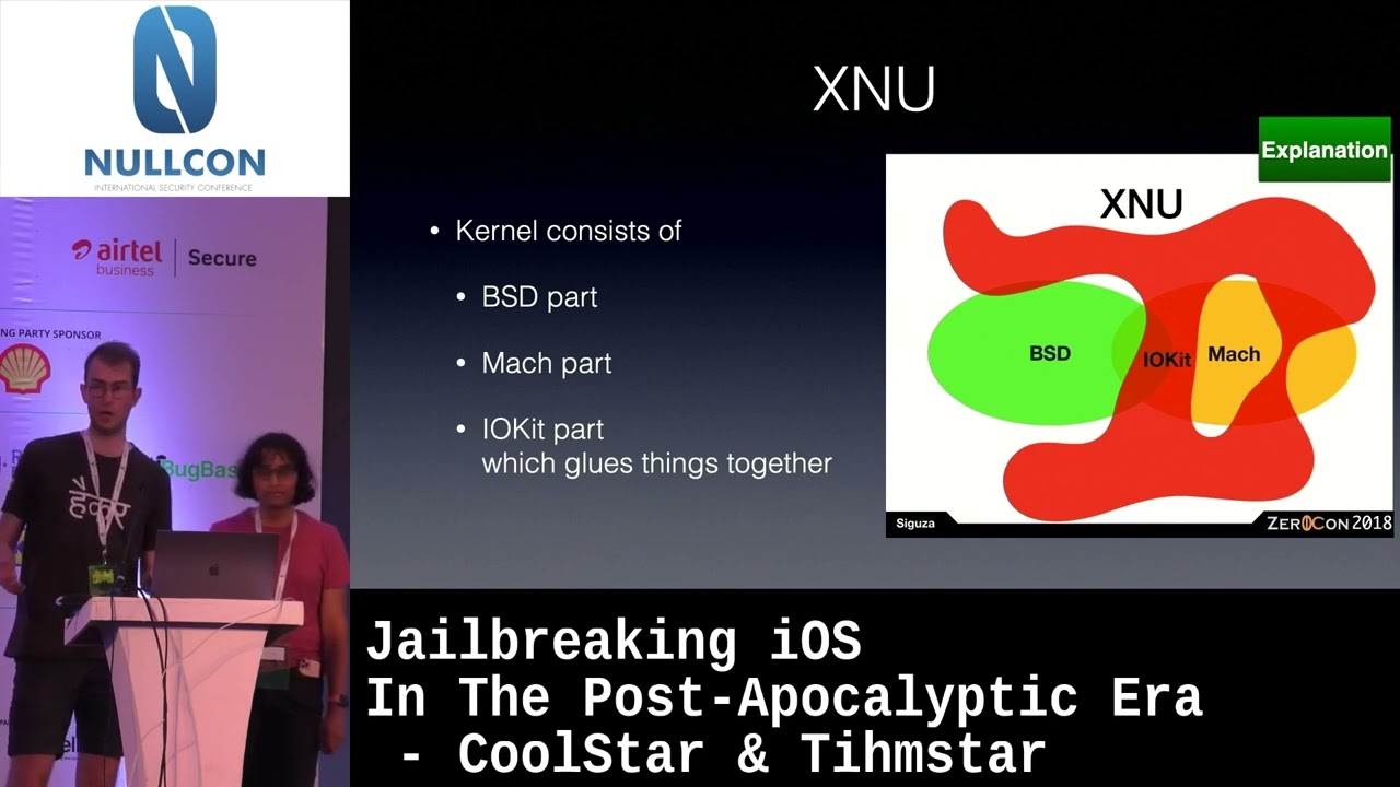 Jailbreaking iOS In The PostApocalyptic Era by CoolStar  Tihmstar | Nullcon Goa 2022