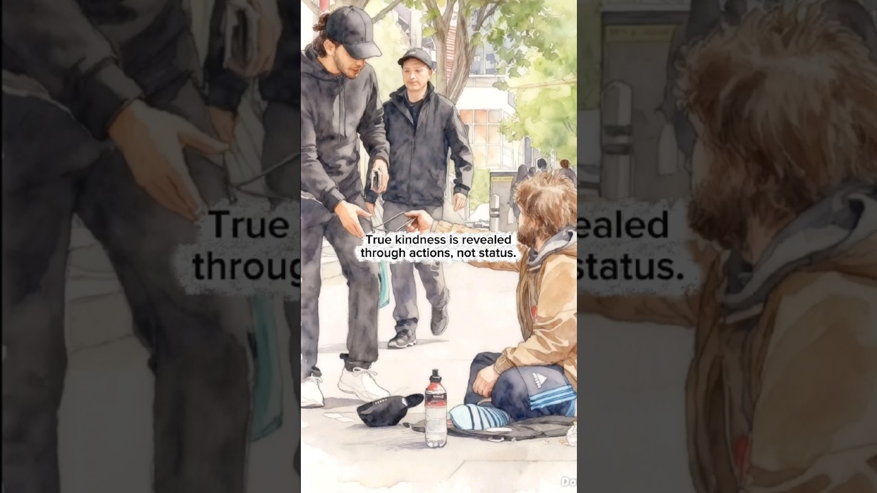 Kindness isn’t defined by appearance | silent kindness on the streets 