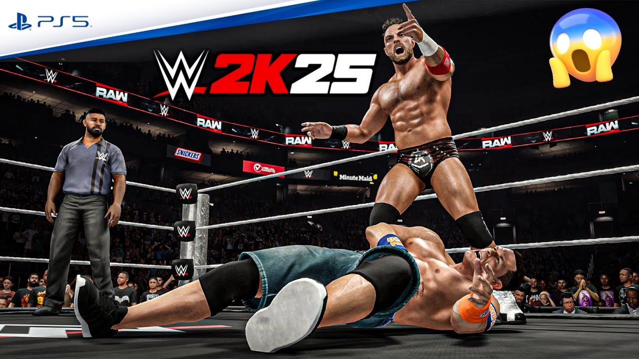 WWE 2K25 - John Cena VS LA Knight | WWE 2K25 - PS5 [4K60]