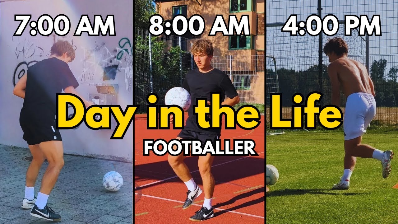 HOLIDAY TRAINING ROUTINE | DAY IN THE LIFE OF A FOOTBALLER