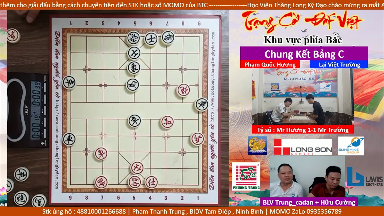 Trạng Cờ Đất Việt 2020 | Huynh Đệ Tương Tàn | Phạm Quốc Hương vs Lại Việt Trường