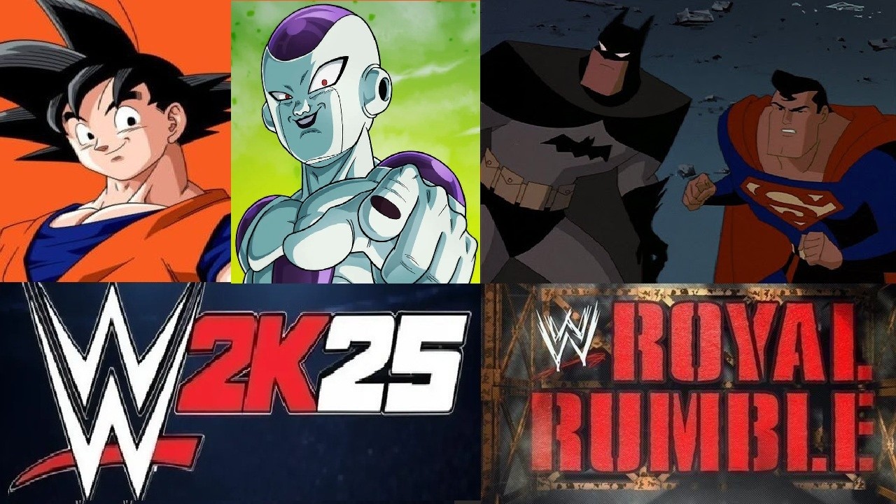 WWE 2K25: Королевская битва суперзвезд DC Comics против Dragonball Z