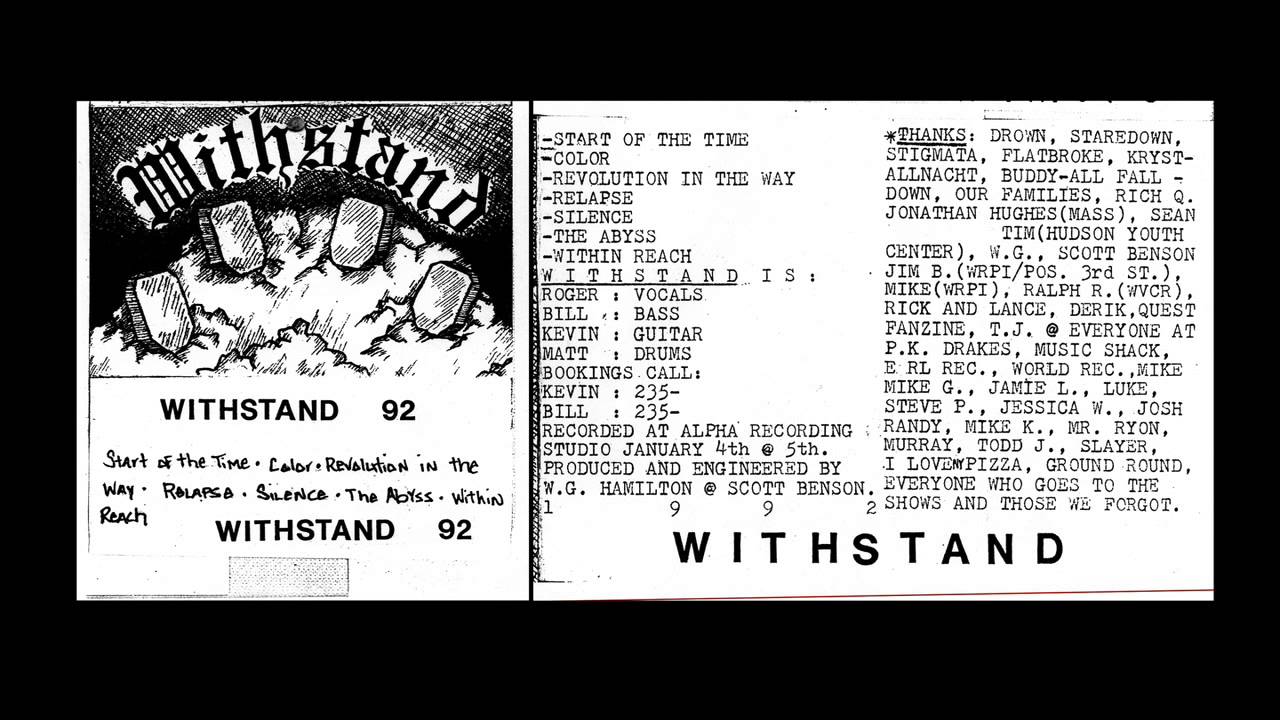 WITHSTAND demo | 1992